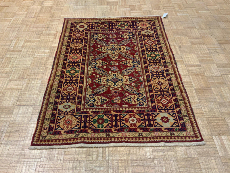 HIGH-END 4ft. x 6ft. TRANSITIONAL KAZAK - David Tiftickjian & Sons