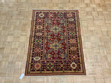 HIGH-END 4ft. x 6ft. TRANSITIONAL KAZAK - David Tiftickjian & Sons