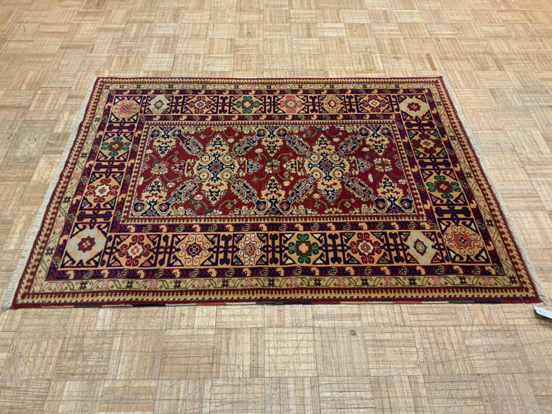 HIGH-END 4ft. x 6ft. TRANSITIONAL KAZAK - David Tiftickjian & Sons