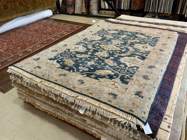 HIGH-END 5ft. x 7ft. TRANSITIONAL OUSHAK - David Tiftickjian & Sons