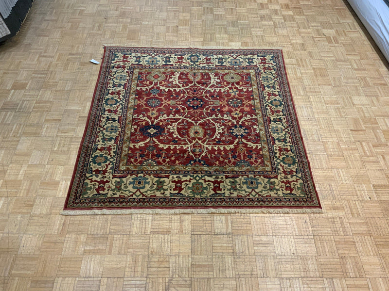 HIGH-END 7ft. x 7ft. TRANSITIONAL ANTIQUE LMS - David Tiftickjian & Sons
