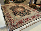 HIGH-END 8ft. x 10ft. FLORAL KASHAN - David Tiftickjian & Sons