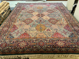 HIGH-END 8ft. x 10ft. FLORAL KERMAN - David Tiftickjian & Sons
