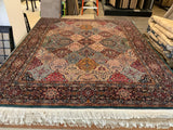 HIGH-END 8ft. x 10ft. FLORAL KERMAN - David Tiftickjian & Sons