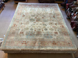 HIGH-END 8ft. x 10ft. TRANSITIONAL OUSHAK - David Tiftickjian & Sons