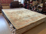 HIGH-END 8ft. x 10ft. TRANSITIONAL OUSHAK - David Tiftickjian & Sons