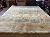 HIGH-END 8ft. x 10ft. TRANSITIONAL OUSHAK - David Tiftickjian & Sons