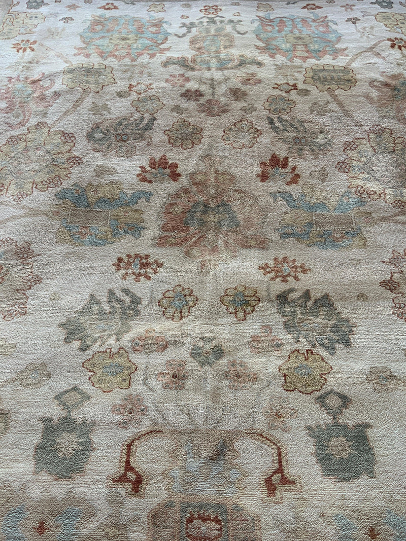 HIGH-END 8ft. x 10ft. TRANSITIONAL OUSHAK - David Tiftickjian & Sons
