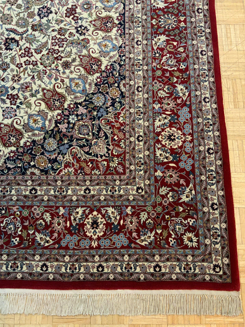 HIGH-END 9ft. x 12ft. TRADITIONAL ISFAHAN - David Tiftickjian & Sons