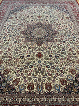 HIGH-END 9ft. x 12ft. TRADITIONAL ISFAHAN - David Tiftickjian & Sons