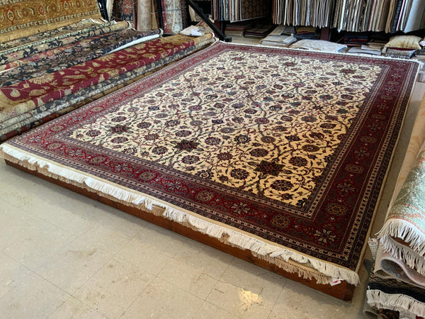 HIGH-END 9ft. x 12ft. TRADITIONAL KASHAN - David Tiftickjian & Sons