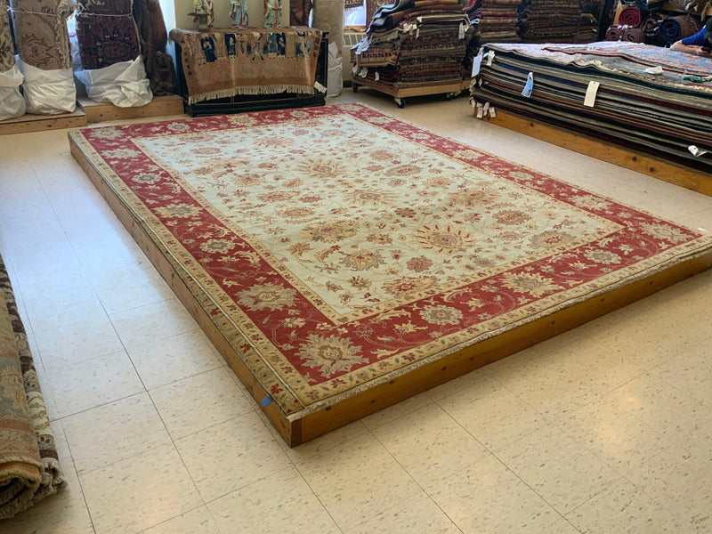 HIGH-END 9ft. x 12ft. TRADITIONAL MAHAL - David Tiftickjian & Sons