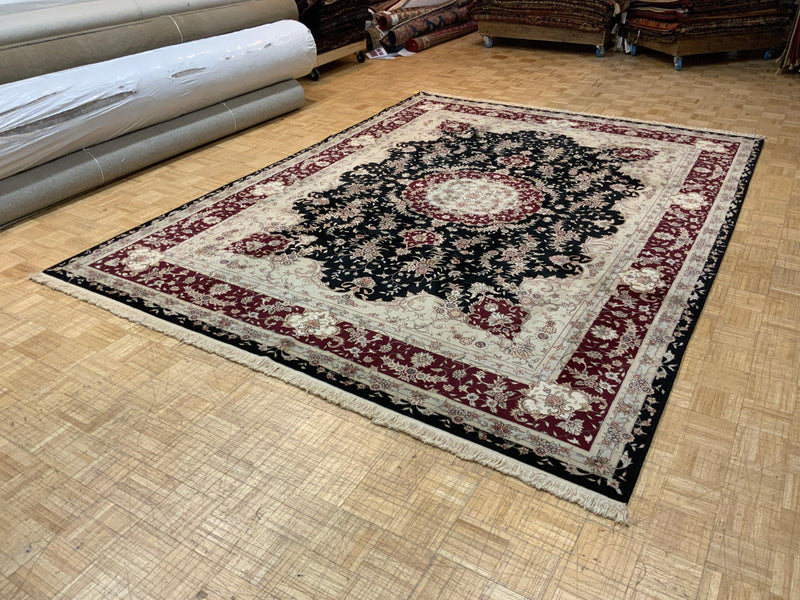 HIGH-END 9ft. x 12ft. TRADITIONAL TABRIZ - David Tiftickjian & Sons