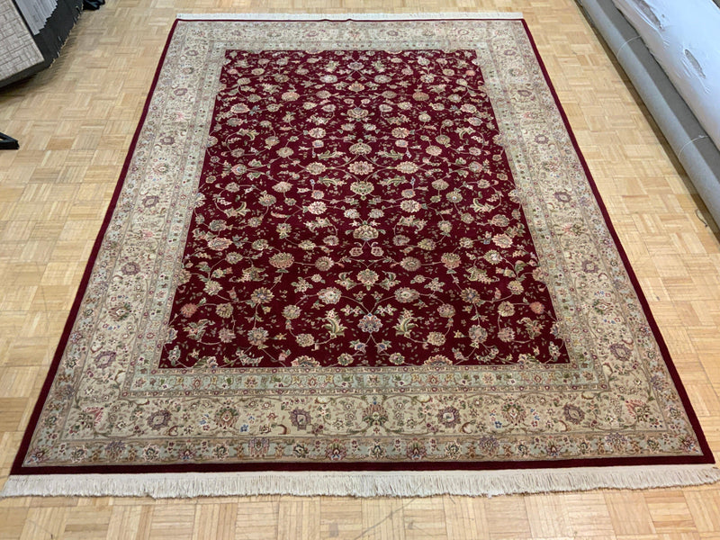 HIGH-END 9ft. x 12ft. TRADITIONAL TABRIZ - David Tiftickjian & Sons