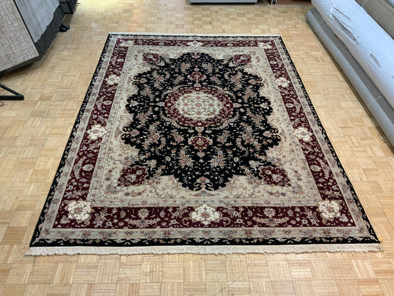 HIGH-END 9ft. x 12ft. TRADITIONAL TABRIZ - David Tiftickjian & Sons