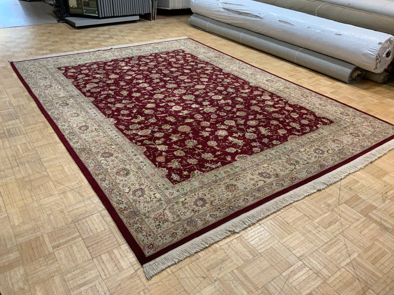 HIGH-END 9ft. x 12ft. TRADITIONAL TABRIZ - David Tiftickjian & Sons