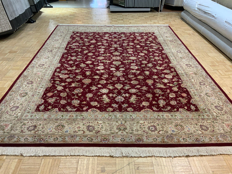 HIGH-END 9ft. x 12ft. TRADITIONAL TABRIZ - David Tiftickjian & Sons