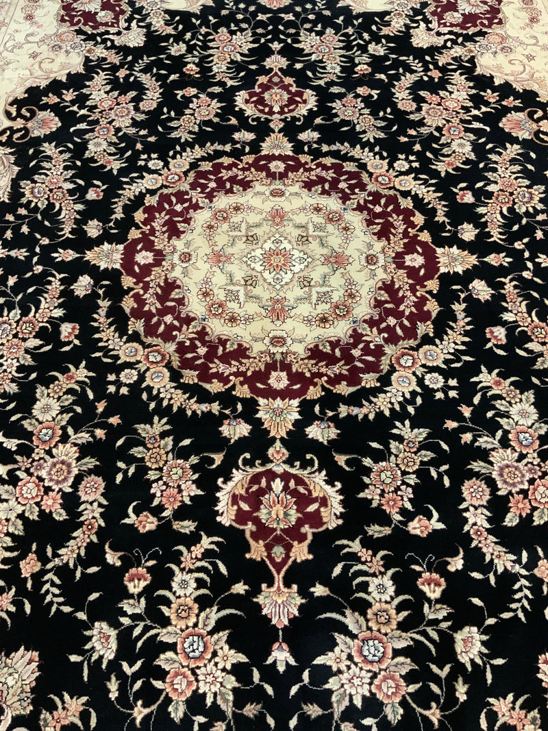 HIGH-END 9ft. x 12ft. TRADITIONAL TABRIZ - David Tiftickjian & Sons