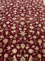 HIGH-END 9ft. x 12ft. TRADITIONAL TABRIZ - David Tiftickjian & Sons