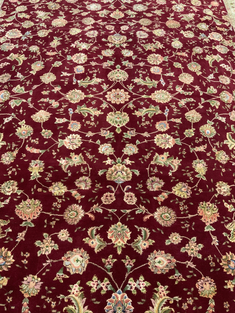 HIGH-END 9ft. x 12ft. TRADITIONAL TABRIZ - David Tiftickjian & Sons