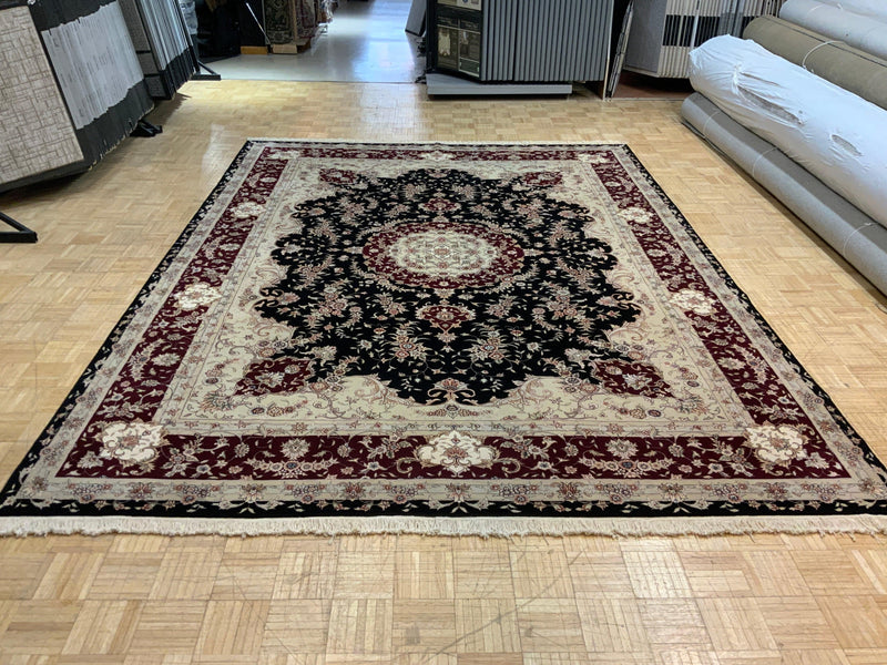 HIGH-END 9ft. x 12ft. TRADITIONAL TABRIZ - David Tiftickjian & Sons