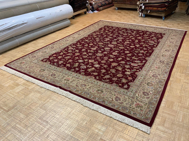 HIGH-END 9ft. x 12ft. TRADITIONAL TABRIZ - David Tiftickjian & Sons