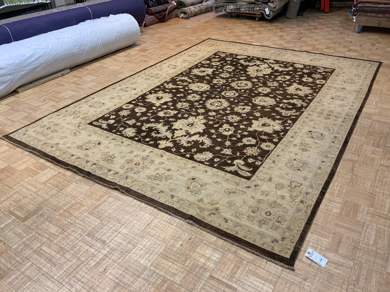 HIGH-END 9ft. x 12ft. TRANSITIONAL PESHAWAR - David Tiftickjian & Sons