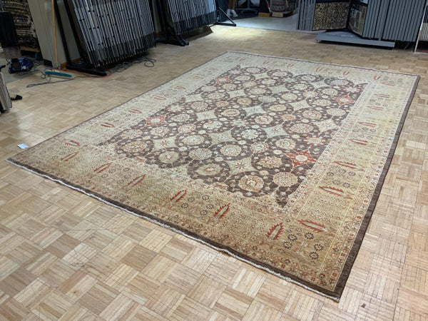 HIGH-END 9ft. x 12ft. TRANSITIONAL PESHAWAR - David Tiftickjian & Sons