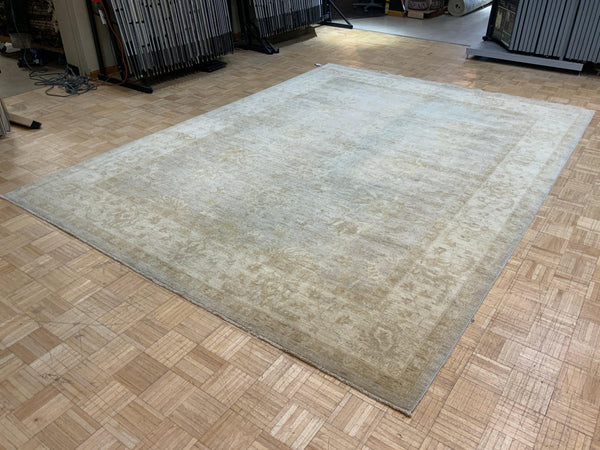 HIGH-END 9ft. x 12ft. TRANSITIONAL PESHAWAR - David Tiftickjian & Sons