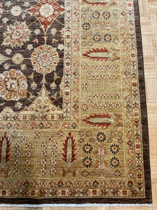 HIGH-END 9ft. x 12ft. TRANSITIONAL PESHAWAR - David Tiftickjian & Sons