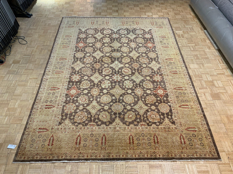 HIGH-END 9ft. x 12ft. TRANSITIONAL PESHAWAR - David Tiftickjian & Sons