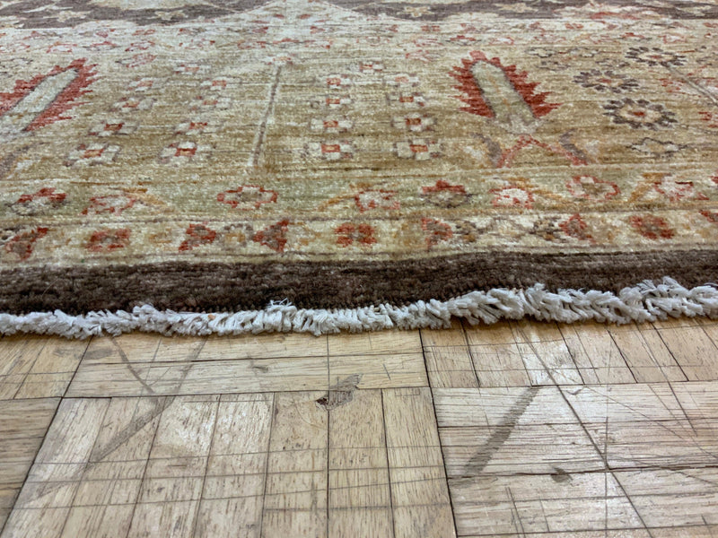 HIGH-END 9ft. x 12ft. TRANSITIONAL PESHAWAR - David Tiftickjian & Sons