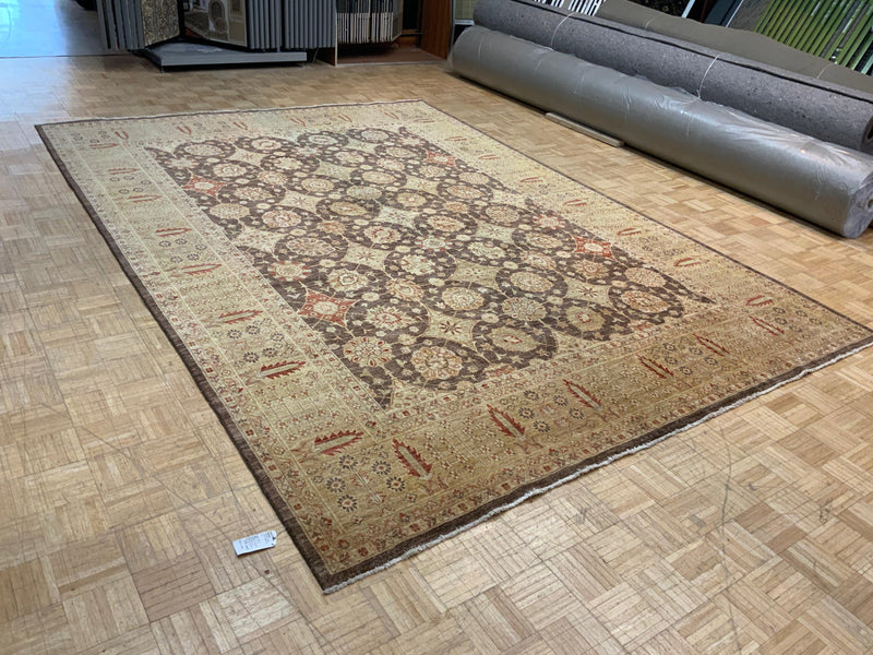 HIGH-END 9ft. x 12ft. TRANSITIONAL PESHAWAR - David Tiftickjian & Sons