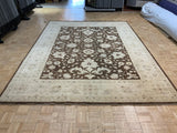 HIGH-END 9ft. x 12ft. TRANSITIONAL PESHAWAR - David Tiftickjian & Sons