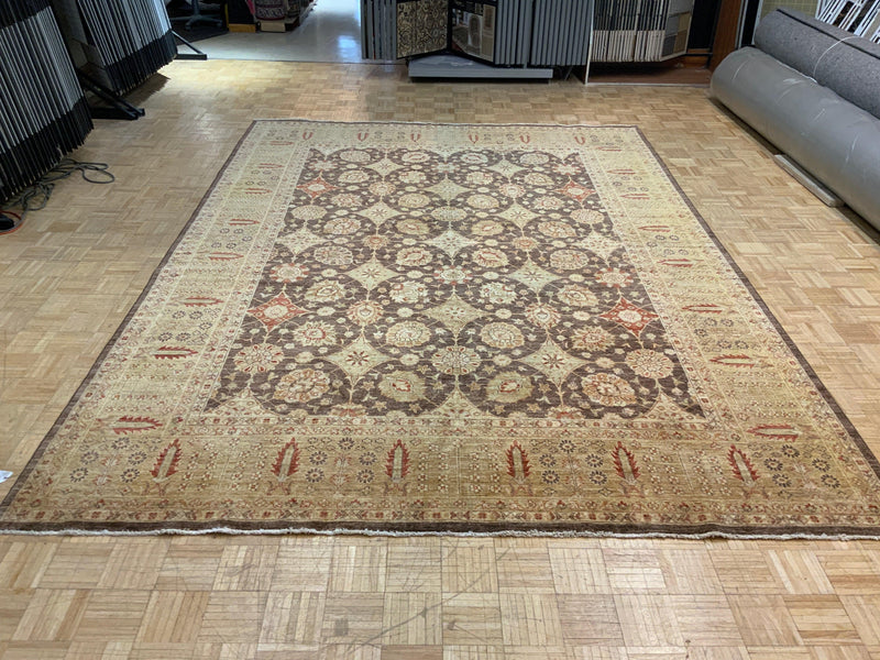 HIGH-END 9ft. x 12ft. TRANSITIONAL PESHAWAR - David Tiftickjian & Sons