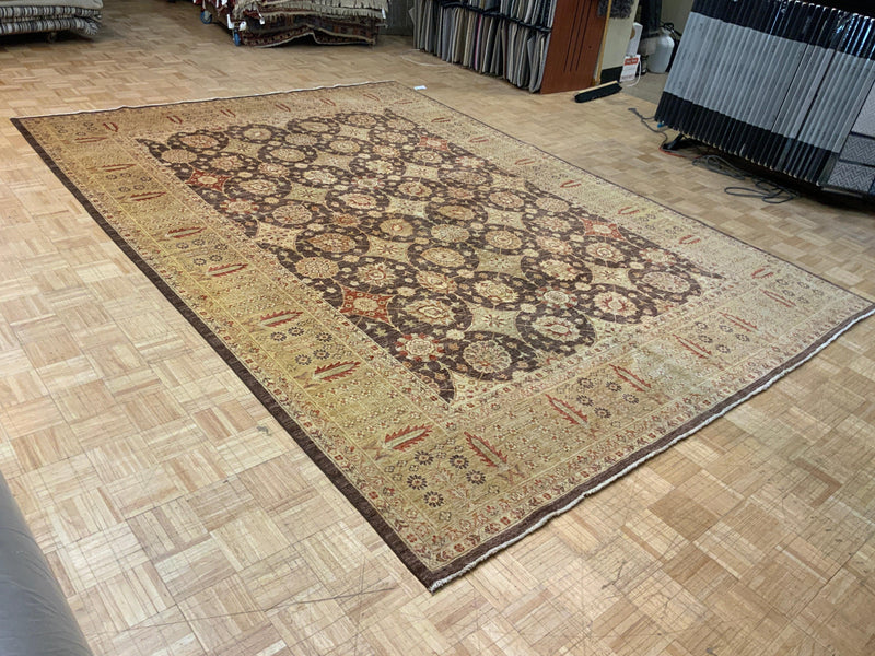 HIGH-END 9ft. x 12ft. TRANSITIONAL PESHAWAR - David Tiftickjian & Sons