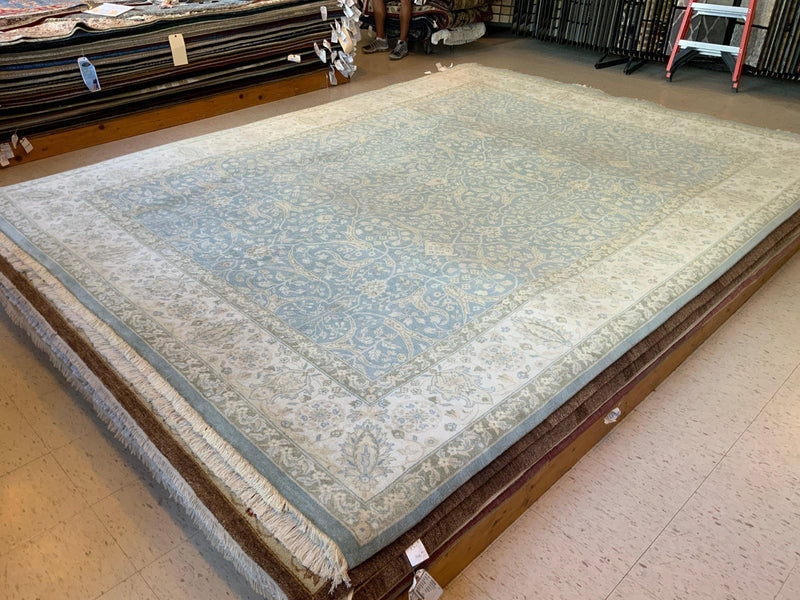 HIGH-END 9ft. x 12ft. TRANSITIONAL TABRIZ - David Tiftickjian & Sons