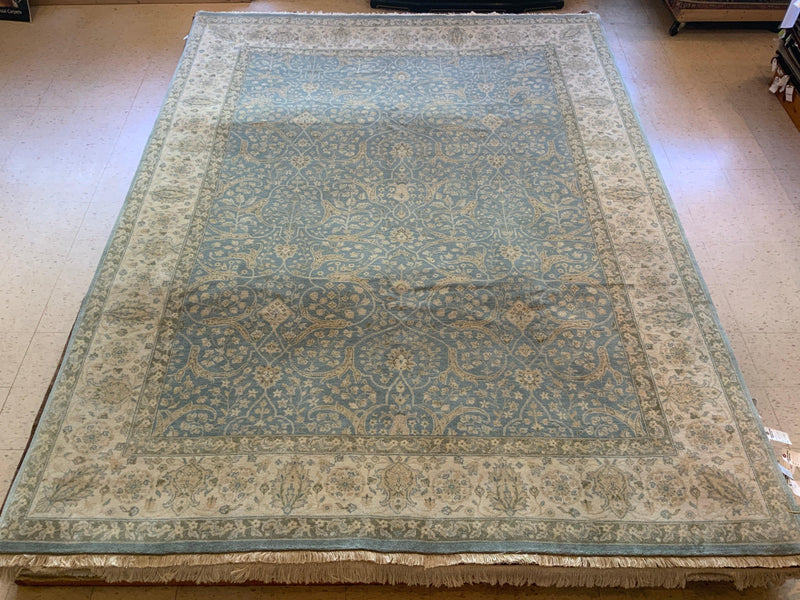 HIGH-END 9ft. x 12ft. TRANSITIONAL TABRIZ - David Tiftickjian & Sons