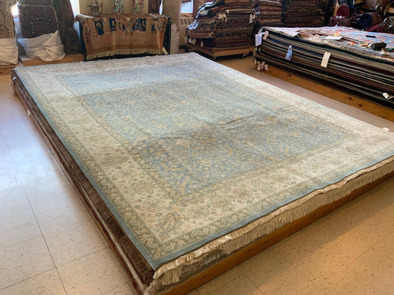 HIGH-END 9ft. x 12ft. TRANSITIONAL TABRIZ - David Tiftickjian & Sons
