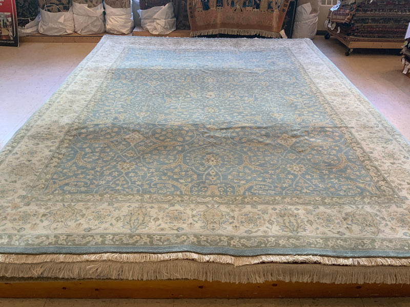 HIGH-END 9ft. x 12ft. TRANSITIONAL TABRIZ - David Tiftickjian & Sons