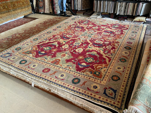 HIGH-END 9ft. x 12ft. TRANSITIONAL TIBETAN - David Tiftickjian & Sons