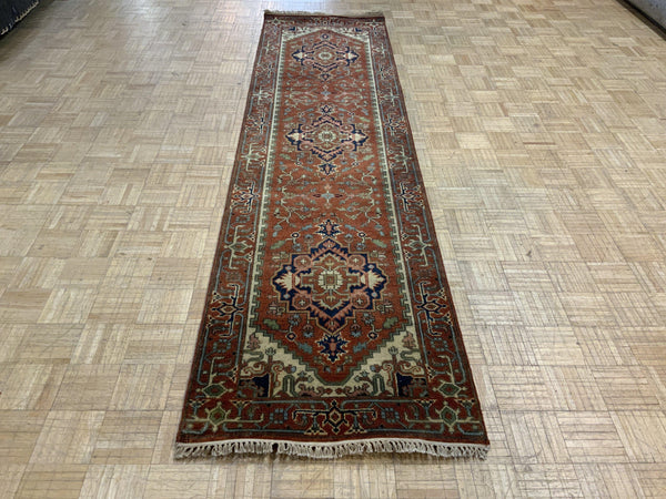 LIKE NEW 3ft. x 10ft. TRANSITIONAL SERAPI - David Tiftickjian & Sons