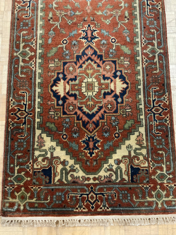 LIKE NEW 3ft. x 10ft. TRANSITIONAL SERAPI - David Tiftickjian & Sons