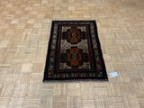 LIKE NEW 3ft. x 4ft. TRANSITIONAL BALOUCH - David Tiftickjian & Sons