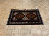 LIKE NEW 3ft. x 4ft. TRANSITIONAL BALOUCH - David Tiftickjian & Sons