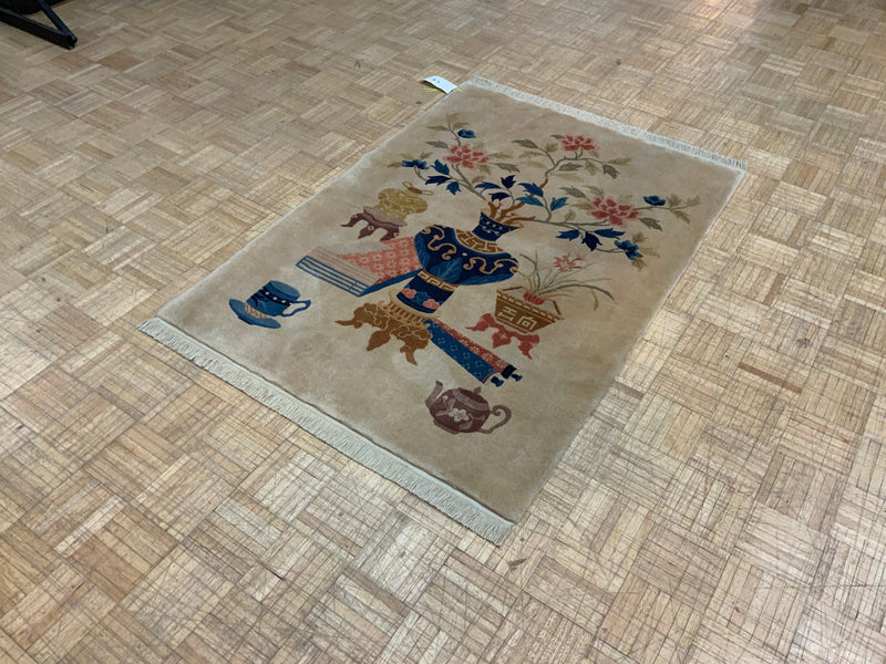 LIKE NEW 3ft. x 5ft. PICTORAL PEKIN - David Tiftickjian & Sons