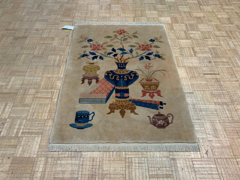 LIKE NEW 3ft. x 5ft. PICTORAL PEKIN - David Tiftickjian & Sons