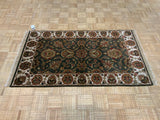 LIKE NEW 3ft. x 5ft. TRADITIONAL KASHAN - David Tiftickjian & Sons