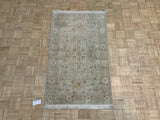 LIKE NEW 3ft. x 5ft. TRADITIONAL KASHAN - David Tiftickjian & Sons