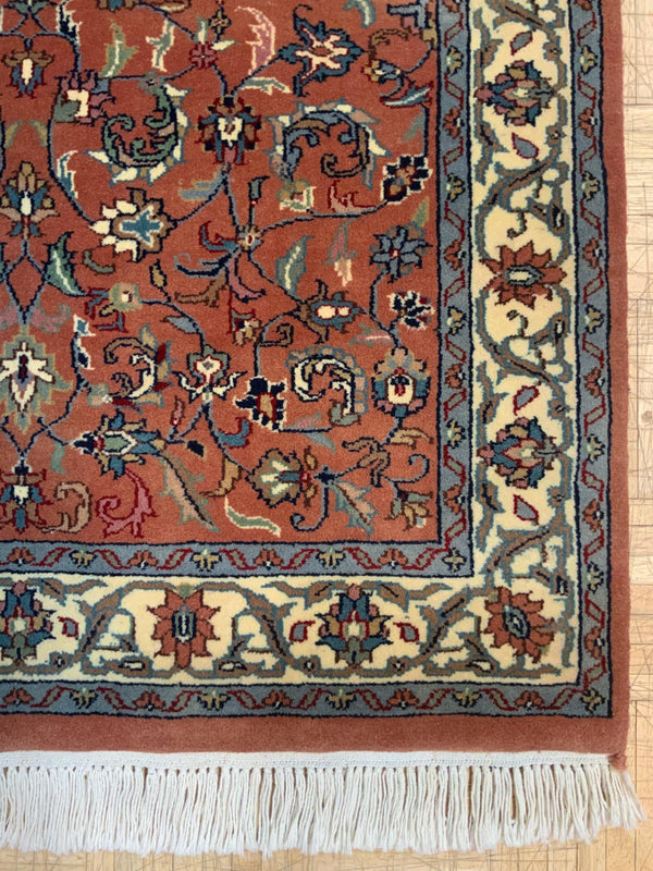 LIKE NEW 3ft. x 5ft. TRANSITIONAL KASHAN - David Tiftickjian & Sons